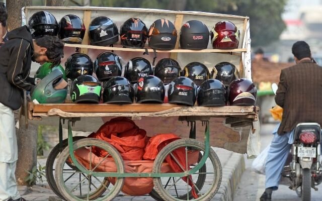 Helmets On, Safety First: Karachi's II Chundrigar Road Takes a Stand for Rider Safety