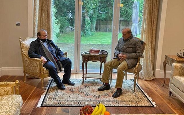 PM Shehbaz Arrives in London for Two-Day Visit; Nawaz to Follow
