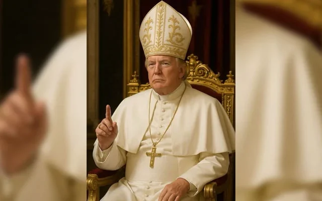 President Donald Trump Shares Image of Himself as Pope: A Viral Moment in Political Humor