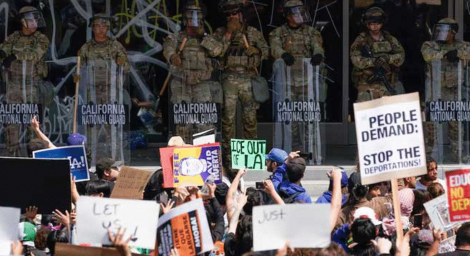 Curfew Goes Into Effect in Protest-Hit Downtown Los Angeles