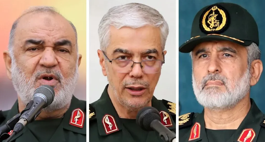 List of Senior Iranian Commanders Killed in Israeli Airstrikes