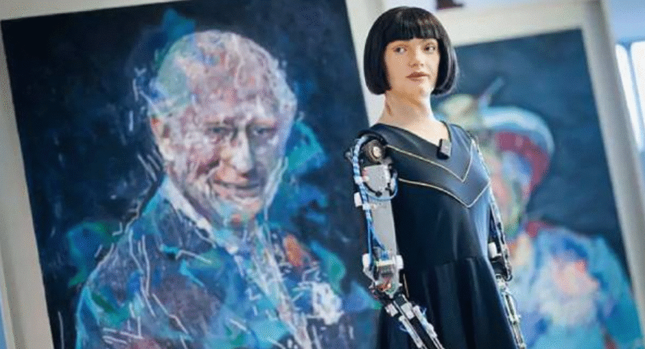 AI-Da Robot Artist Unveils King Charles III Portrait at UN’s AI for Good Summit