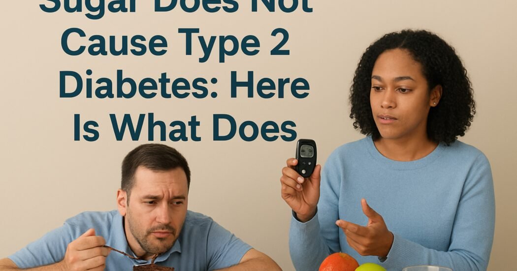 Sugar Does Not Cause Type 2 Diabetes: Here Is What Does