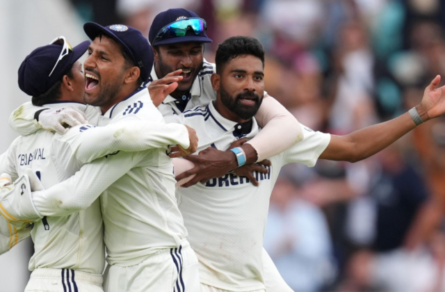 India Clinches Thrilling Final Test Victory Over England to Draw Series at The Oval