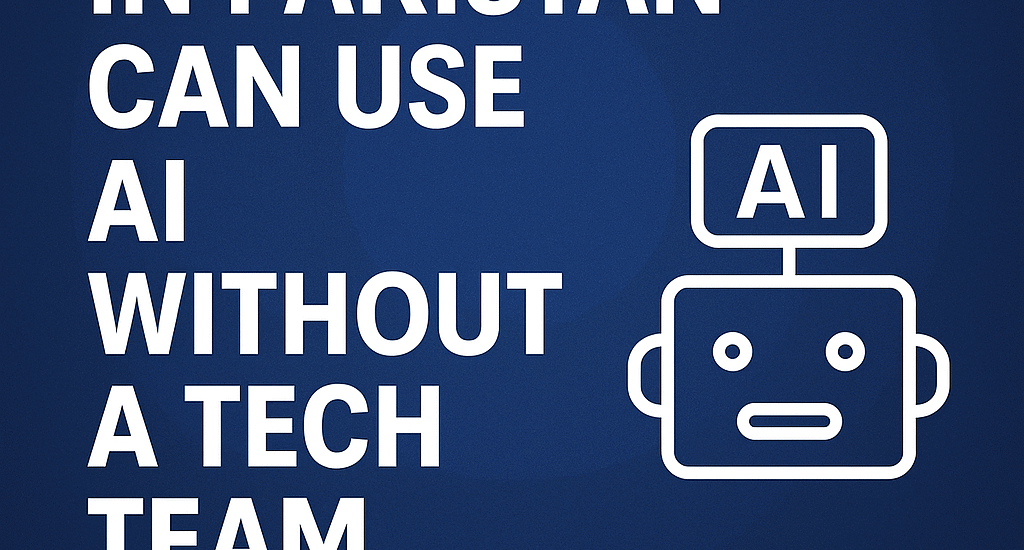 AI for SMBs Pakistan