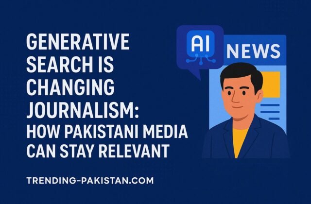 Generative Search Is Changing Journalism