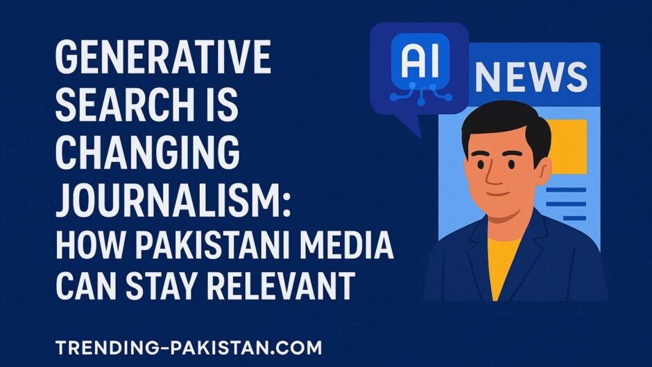 Generative Search Is Changing Journalism: How Pakistani Media Can Stay Relevant