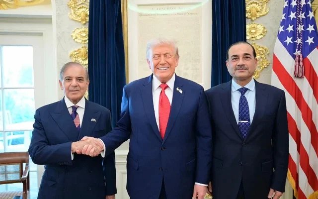 Shehbaz Sharif Meets Donald Trump at the White House
