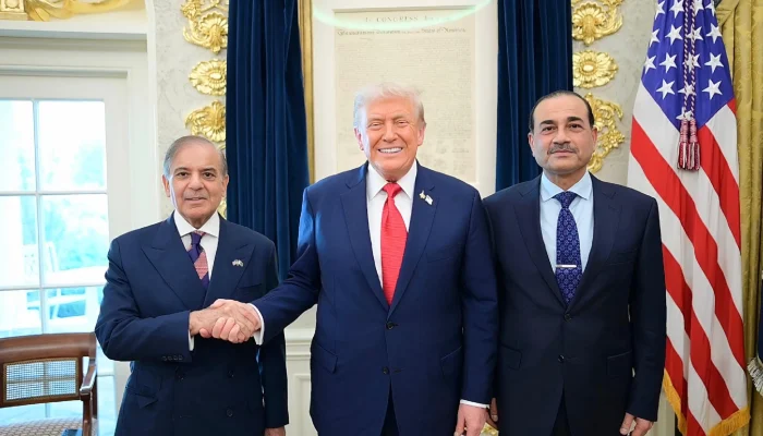Shehbaz Sharif Meets Donald Trump at the White House