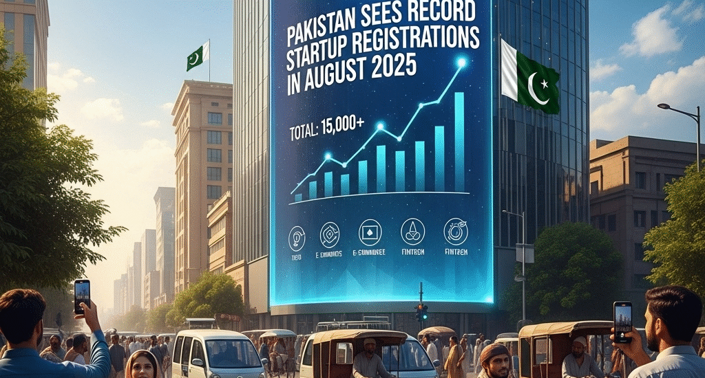 Pakistan Startup Growth Pakistan Sees Record Startup Registrations in August 2025