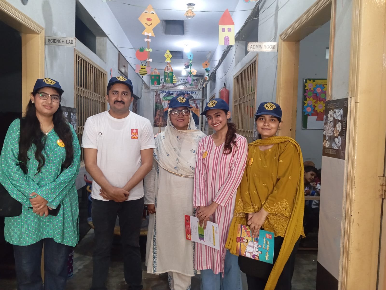 Polio Awareness Drive Conducted at Iqra Children Academy, Batha Town
