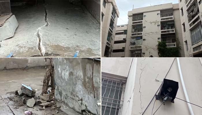 Gulistan-e-Jauhar Sinking Building: Residential Building Declared Dangerous in Gulistan-e-Jauhar
