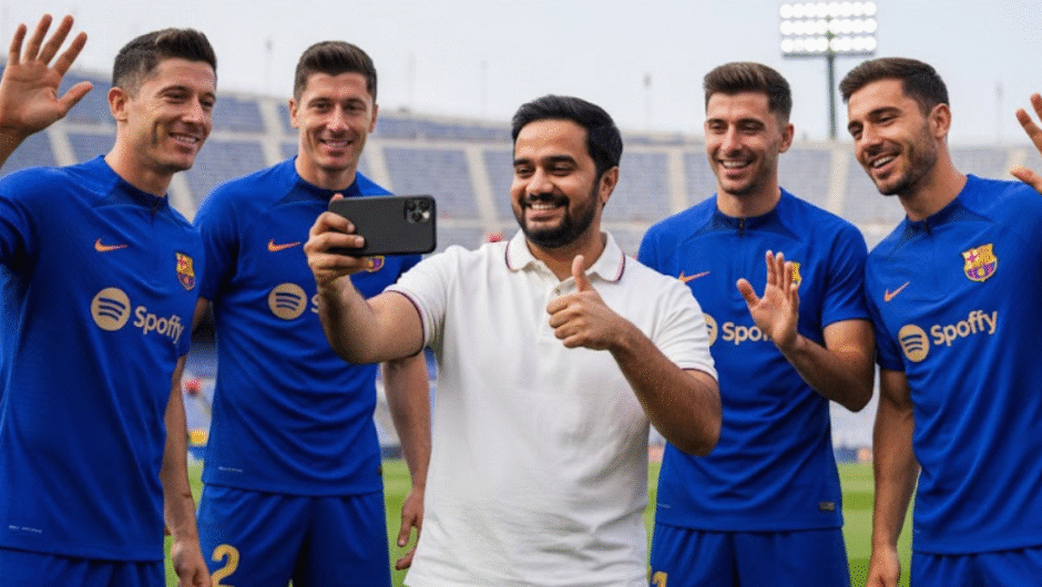 Irfan Junejo FC Barcelona: Irfan Junejo to Make History as First Pakistani Creator to Interact with FC Barcelona Players
