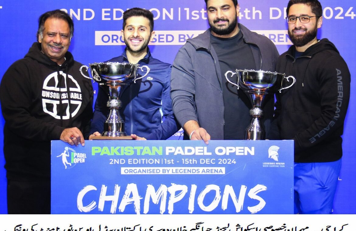 Padel In Lahore: Padel Officially Arrives in Lahore: A New Chapter for Pakistan’s Sports Scene
