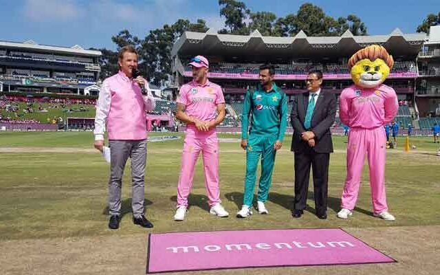 Pakistan Pink Jerseys in T20I Opener Against South Africa