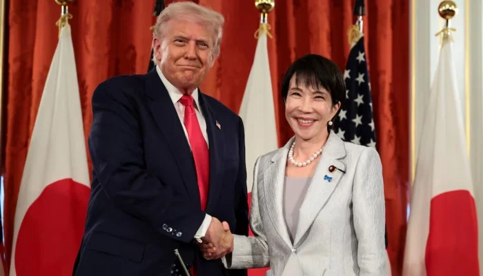 Donald Trump Japan Visit: Donald Trump Praises Japan’s First Female Prime Minister Sanae Takaichi During Tokyo Visit