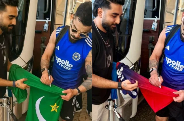 Virat Kohli Viral Photo: Viral Image of Virat Kohli Signing 'Pakistan Jersey' Turns Out to Be Misleading