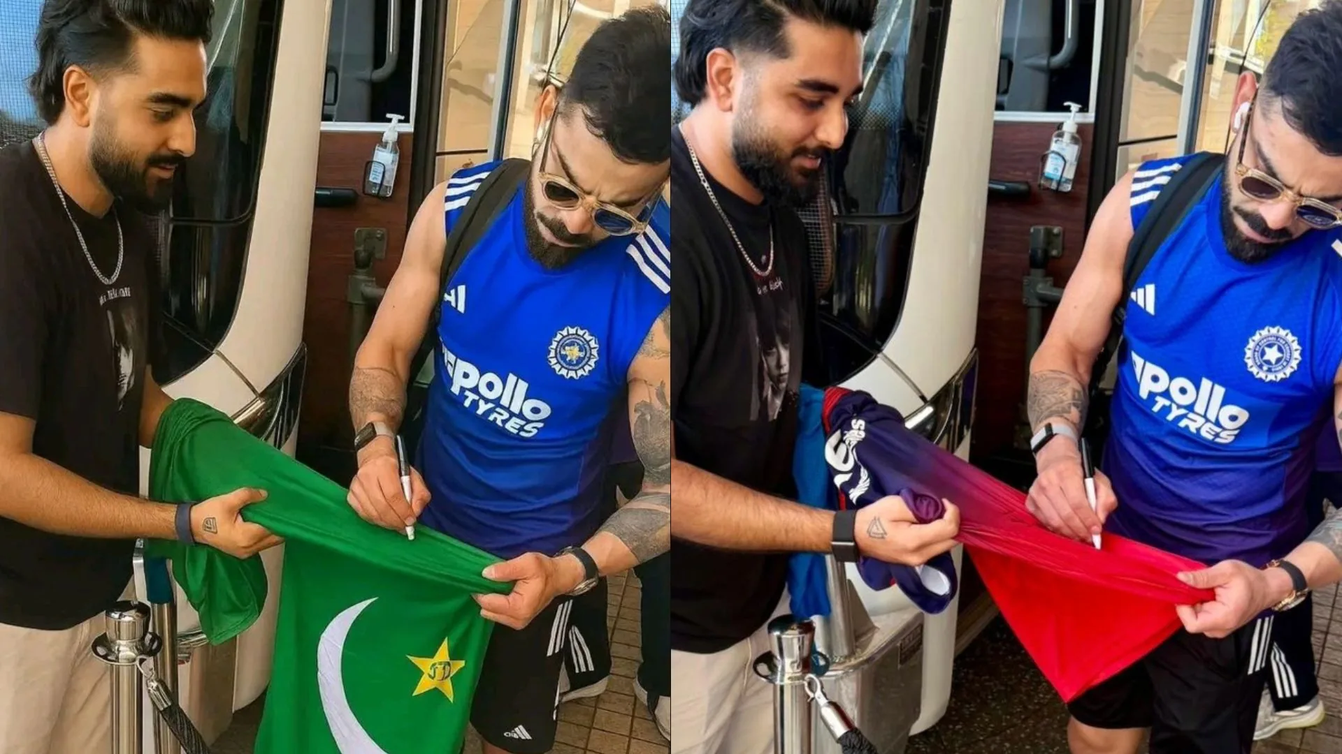 Virat Kohli Viral Photo: Viral Image of Virat Kohli Signing ‘Pakistan Jersey’ Turns Out to Be Misleading