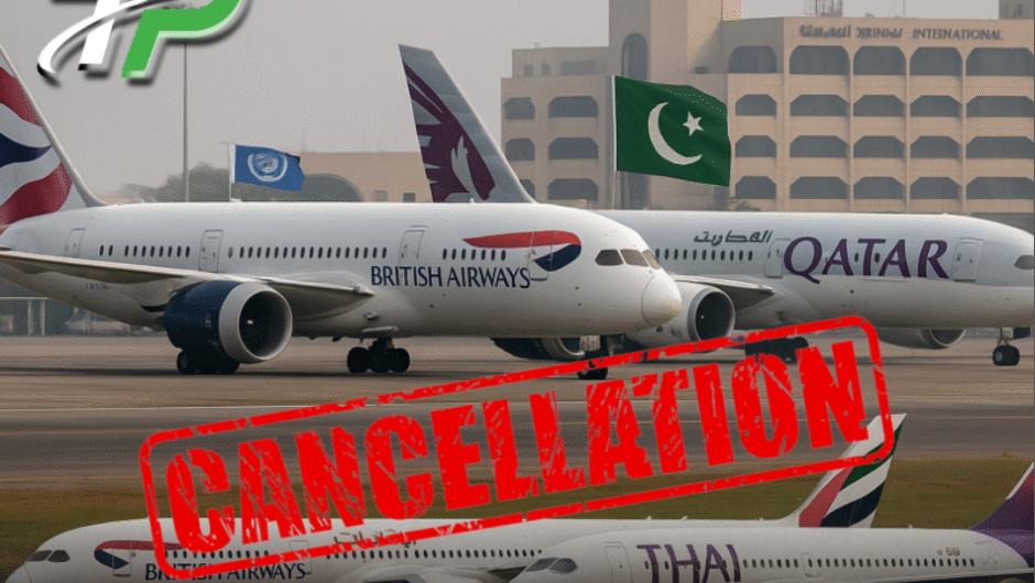 Foreign Airlines Lead Flight Cancellations at Karachi Airport