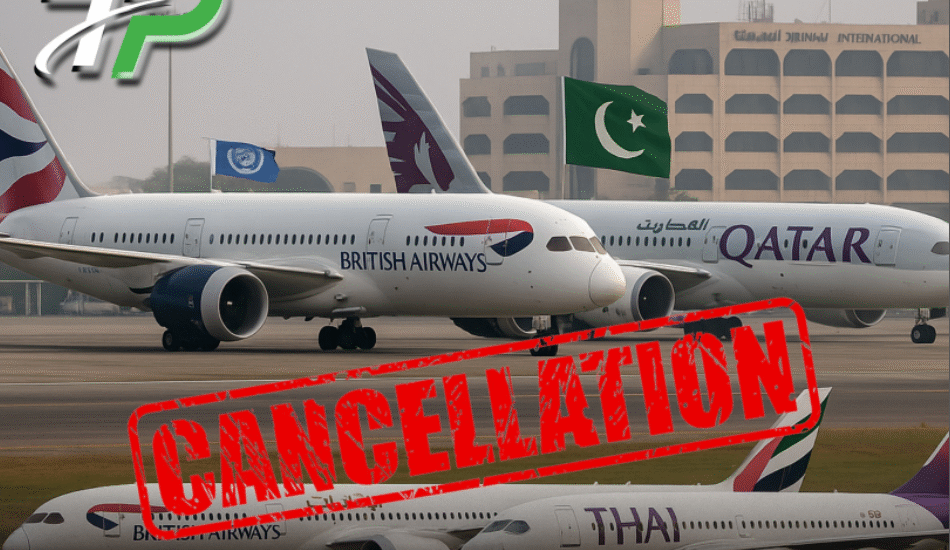 Foreign Airlines Lead Flight Cancellations at Karachi Airport