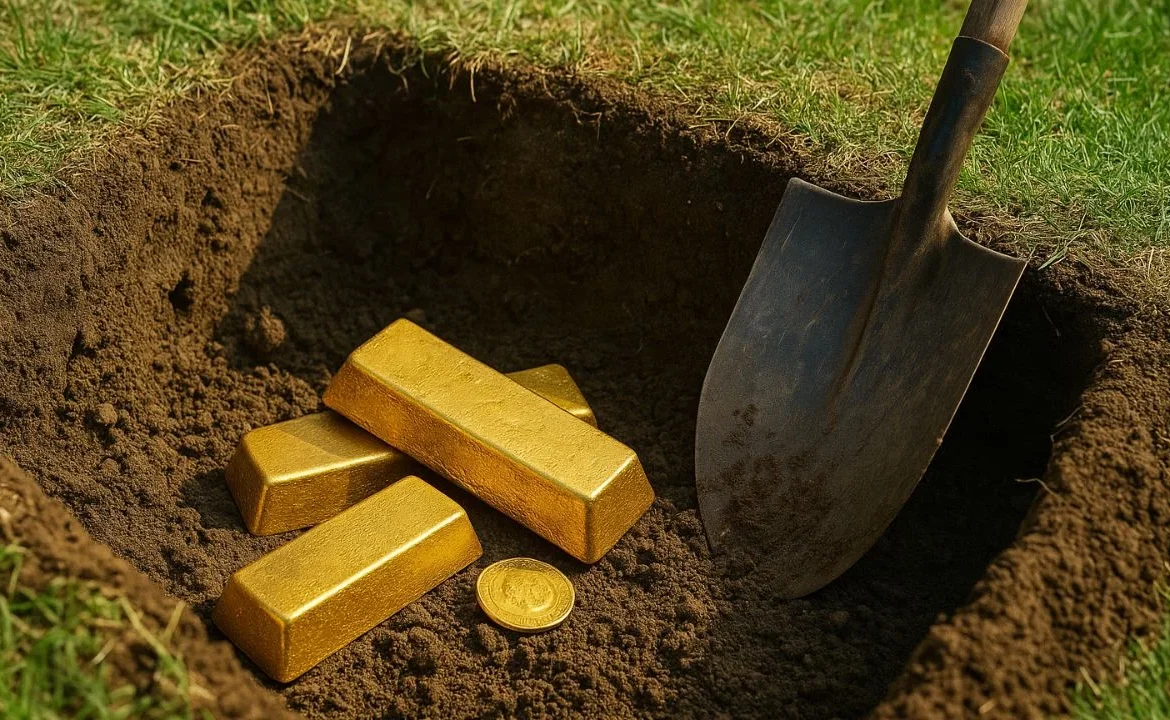 French Gold Discovery: French Homeowner Uncovers $800,000 Gold Treasure in Backyard