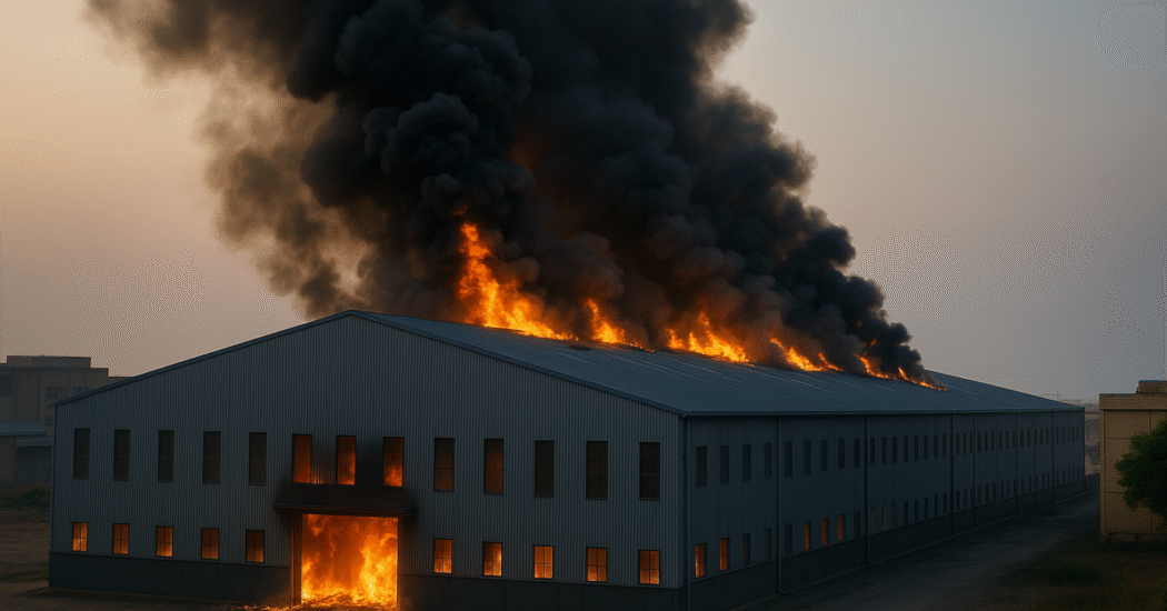 Gul Ahmed Fire Incident: Major Fire Erupts at Gul Ahmed Textile Warehouse in Karachi