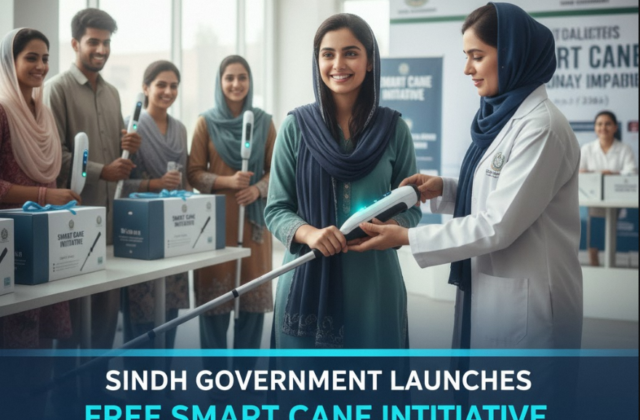 Smart Cane Initiative: Sindh Government Launches Free Smart Cane Initiative for Visually Impaired
