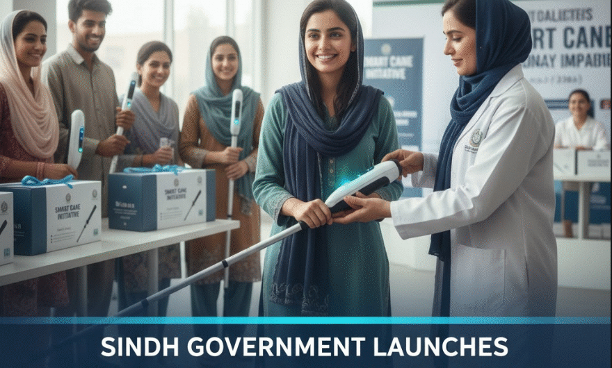 Smart Cane Initiative: Sindh Government Launches Free Smart Cane Initiative for Visually Impaired