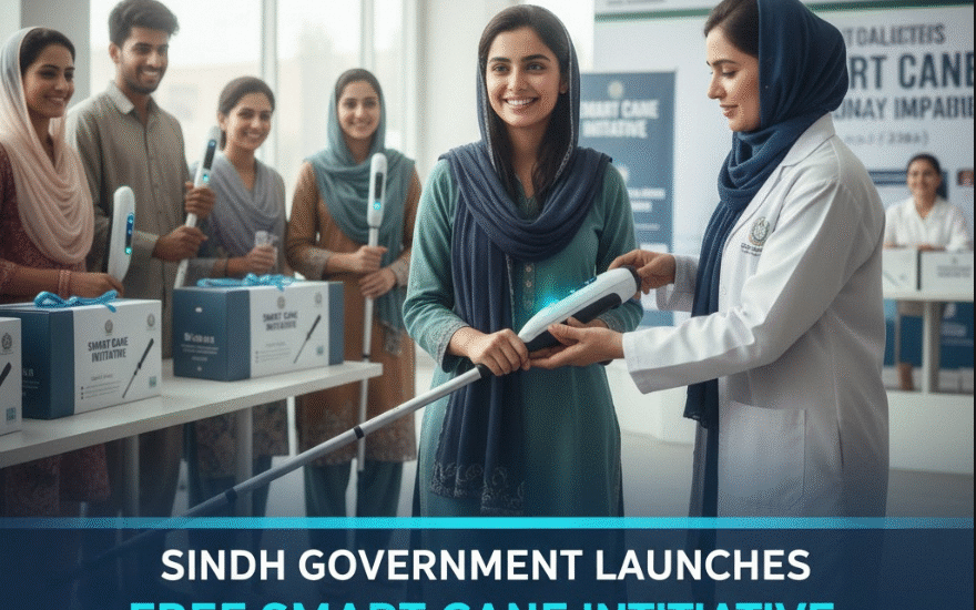 Smart Cane Initiative: Sindh Government Launches Free Smart Cane Initiative for Visually Impaired