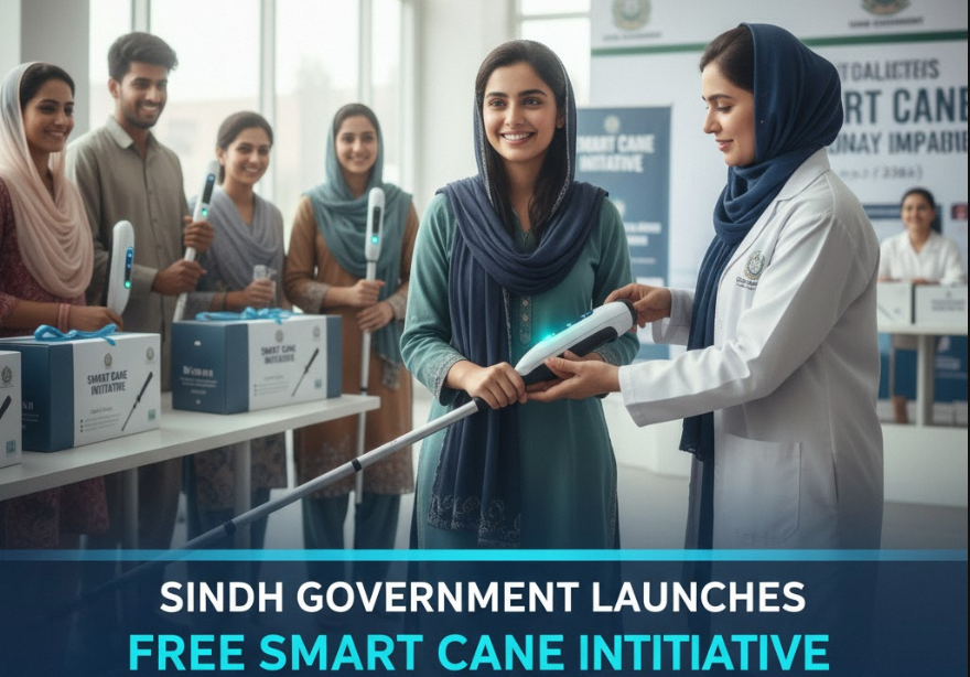 Smart Cane Initiative: Sindh Government Launches Free Smart Cane Initiative for Visually Impaired