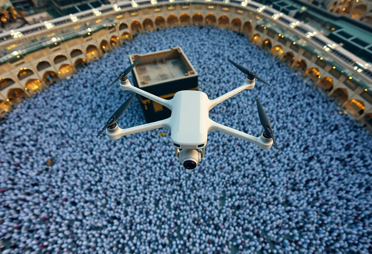 Saudi Arabia Unveils Advanced “Wing Drone” for Hajj Surveillance