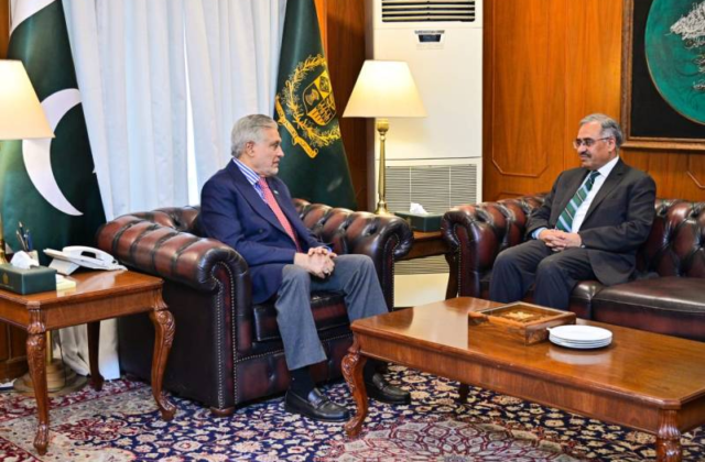 Deputy PM Ishaq Dar Meets D-8 Secretary General-Designate Sohail Mahmood