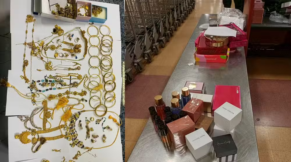 Customs Seizes Gold and Luxury Goods Worth Rs. 58 Million at Karachi Airport