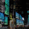 Pakistani Artist’s Hand-Painted Animation Illuminates Times Square