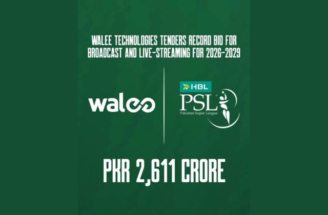Walee Secures Exclusive Global & Domestic Media Rights for HBL PSL 2026-2029