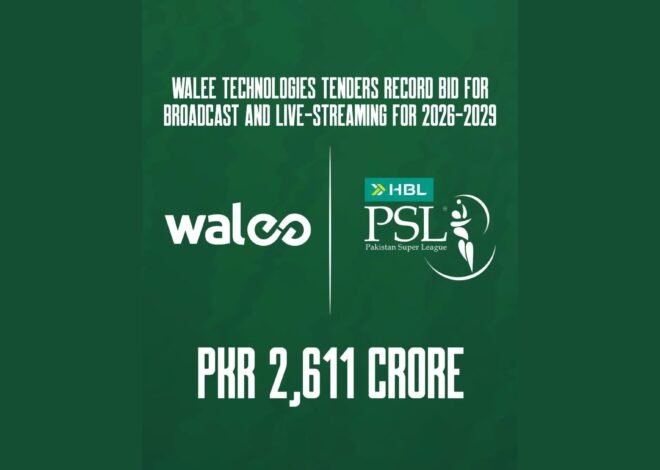 Walee Secures Exclusive Global & Domestic Media Rights for HBL PSL 2026-2029
