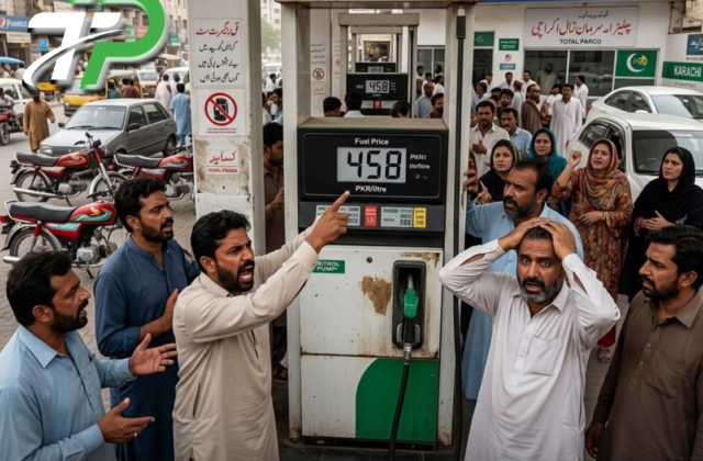 Fuel Prices Surge in Pakistan as Petrol Hits Rs 458.40 and Diesel Crosses Rs 520