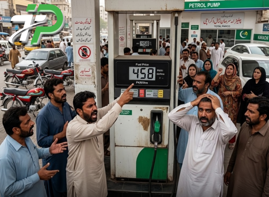Fuel Prices Surge in Pakistan as Petrol Hits Rs 458.40 and Diesel Crosses Rs 520