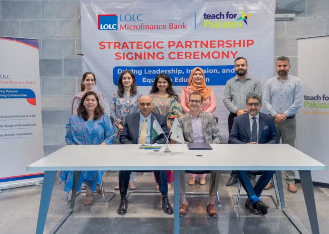 LOLC Microfinance Bank and Teach For Pakistan Join Hands to Support Underserved Communities