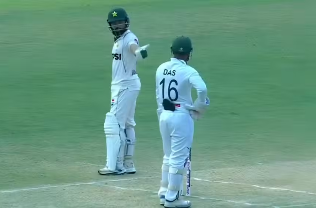Mohammad Rizwan and Litton Das Involved in Heated Exchange During Pakistan vs Bangladesh Test