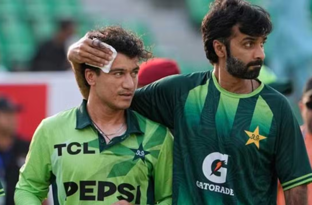Pakistan Opener Maaz Sadaqat Suffers Head Injury During Third ODI Against Australia