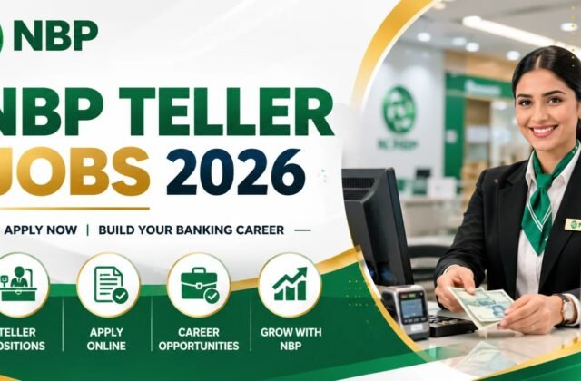 NBP Teller OG-III jobs for fresh graduates in Pakistan