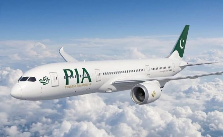 PIA Boeing 787-9 Dreamliner aircraft for Pakistan UK flights