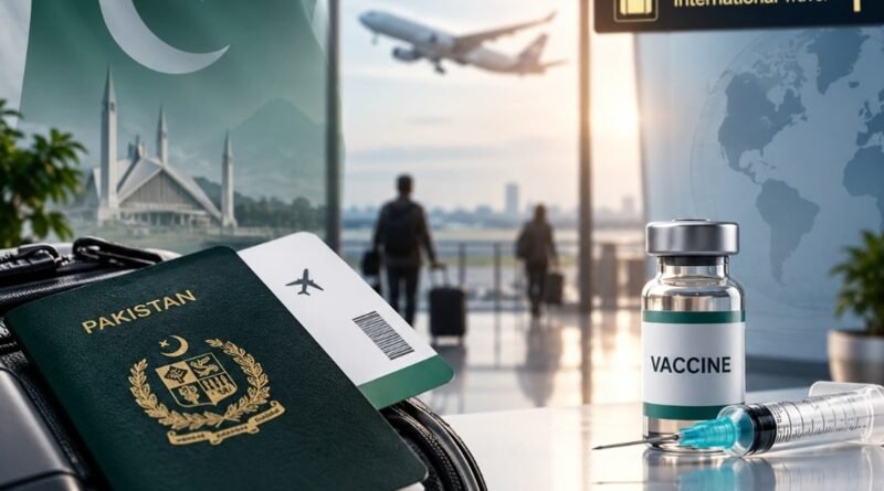 Umrah vaccination certificate requirement for Pakistan travellers 2026